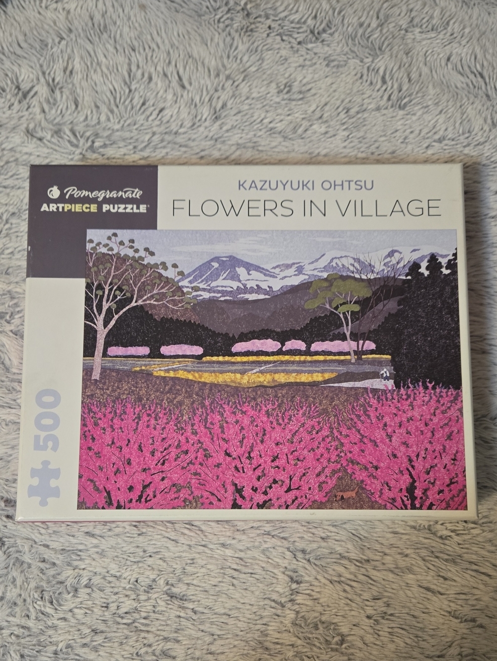 Pomegranate Artpiece - Kazuyuki Ohtsu Flowers in Village 500-Piece Puzzle